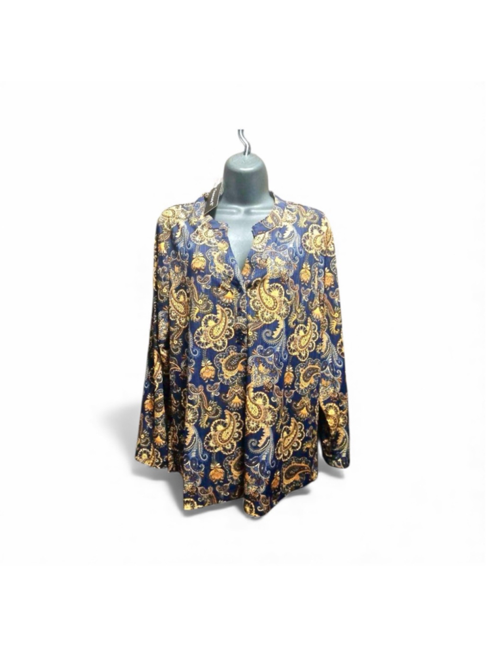Chances R NWT Paisley Print Blouse - Size L - INV365 A3